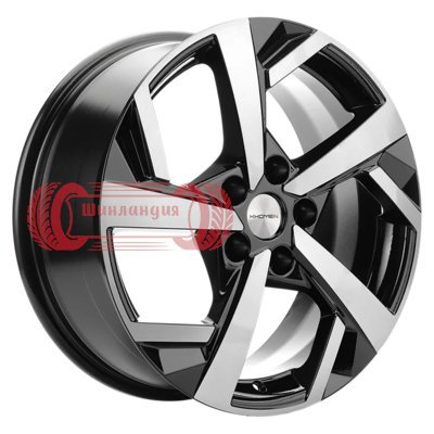 Khomen Wheels KHW1712 (Ceed) Black-FP 7x17/5x114.3 D67.1 ET53  