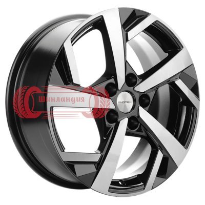 Khomen Wheels KHW1712 (DFM580) Black-FP 7x17/5x110 D67.1 ET45  
