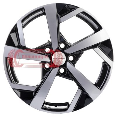 Khomen Wheels KHW1712 (RAV4) Black-FP 7x17/5x114.3 D60.1 ET39  