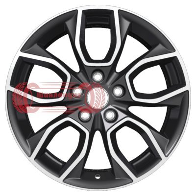 Khomen Wheels KHW1713 (Ceed) Black-FP 7x17/5x114.3 D67.1 ET53  
