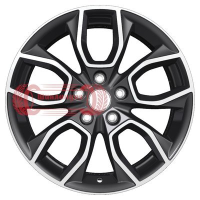 Khomen Wheels KHW1713 (CX-5/i40/X-Trail) Black-FP 7x17/5x114.3 D67.1 ET45  