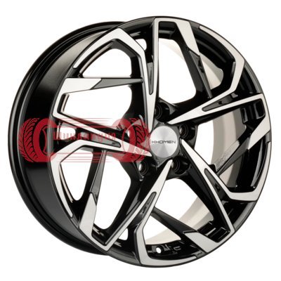 Khomen Wheels KHW1716 (Sportage) Black-FP 7x17/5x114.3 D67.1 ET48.5  