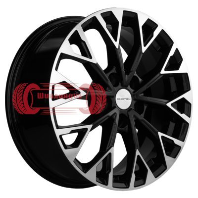 Khomen Wheels KHW1718 (Kuga/Focus/Volvo XC40/XC70) Black-FP 7x17/5x108 D63.3 ET50  
