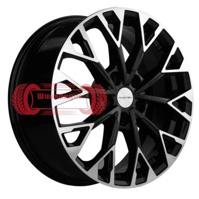 Khomen Wheels KHW1718 (Nissan Juke F15 [14..20]) Black-FP 7x17/5x114.3 D66.1 ET47  