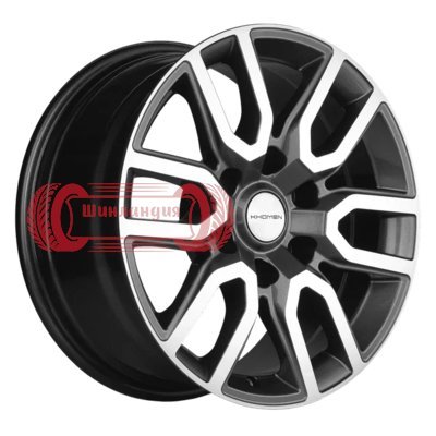 Khomen Wheels KHW1723 (Haval H9) Gray-FP 8x17/6x139.7 D75.1 ET42  