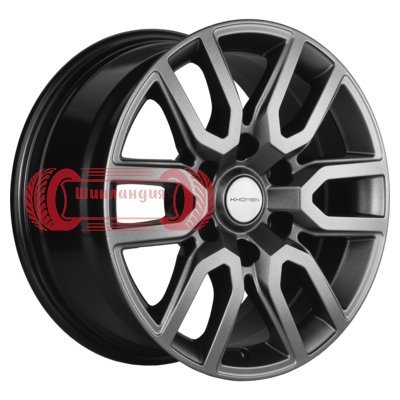 Khomen Wheels KHW1723 (Hyundai H-1/Staria) Gray 8x17/6x139.7 D92.5 ET50  