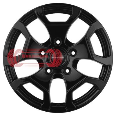 Khomen Wheels KHW1725 (Niva 4x4) Black 6.5x17/5x139.7 D98.5 ET35  