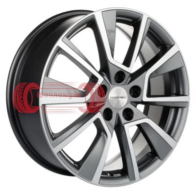 Khomen Wheels KHW1802 (Chery Tiggo) Gray-FP 7x18/5x108 D60.1 ET40  