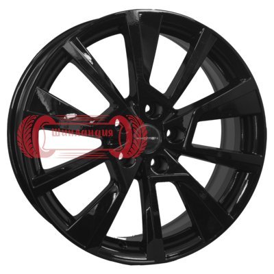 Khomen Wheels KHW1802 (Coolray) Black 7x18/5x114.3 D54.1 ET50  