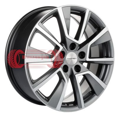 Khomen Wheels KHW1802 (OMODA C5) Gray-FP 7x18/5x108 D60.1 ET33  