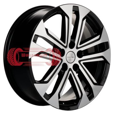 Khomen Wheels KHW1803 (Changan/Geely/Lexus/Suzuki/Toyota) Black-FP 7x18/5x114.3 D60.1 ET45  