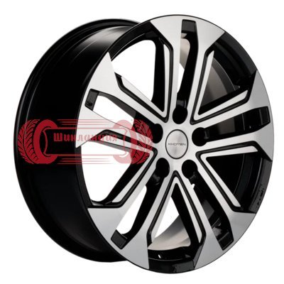 Khomen Wheels KHW1803 (Chery Tiggo 4/Tiggo 7 Pro) Black-FP 7x18/5x108 D60.1 ET33  