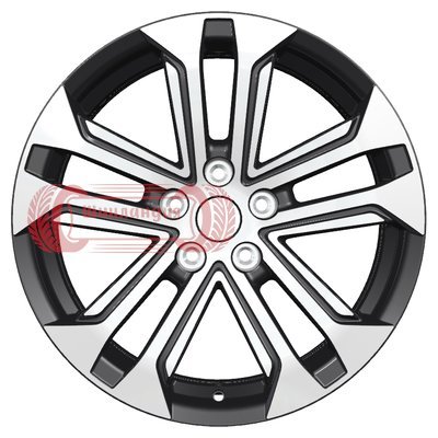 Khomen Wheels KHW1803 (Kodiaq/Tiguan) Black-FP 7x18/5x112 D57.1 ET43  