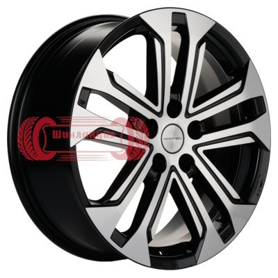 Khomen Wheels KHW1803 (Tugella) Black-FP 7x18/5x108 D63.4 ET46  