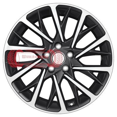 Khomen Wheels KHW1804 (XC40/XC60) Black-FP 7.5x18/5x108 D63.3 ET50  