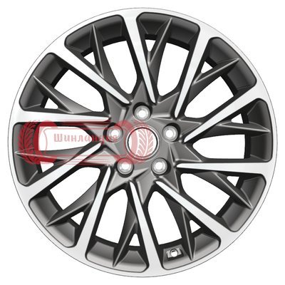 Khomen Wheels KHW1804 (XC40/XC60) Gray-FP 7.5x18/5x108 D63.3 ET50  