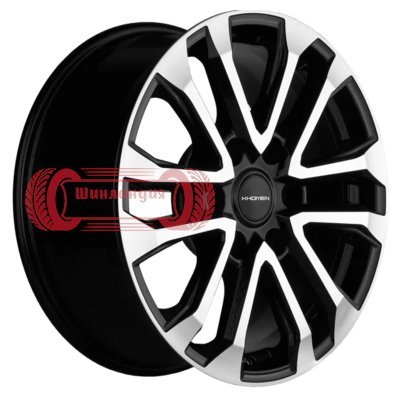 Khomen Wheels KHW1805 (Haval H9) Black-FP 7.5x18/6x139.7 D75.1 ET42  