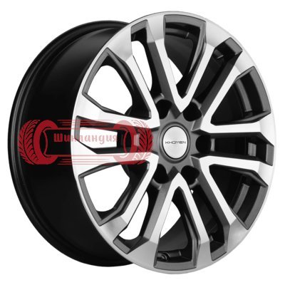 Khomen Wheels KHW1805 (LC Prado) Gray-FP 7.5x18/6x139.7 D106.1 ET25  