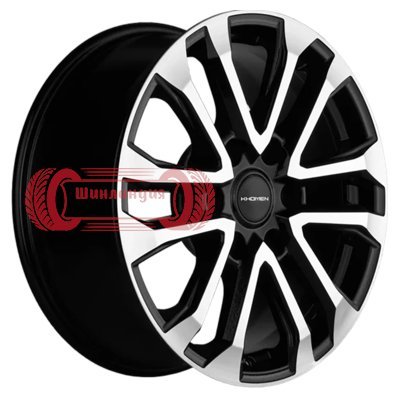 Khomen Wheels KHW1805 (LC Prado) Black-FP 7.5x18/6x139.7 D106.1 ET25  