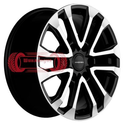 Khomen Wheels KHW1805 (Mazda BT50) Black-FP 7.5x18/6x139.7 D93.1 ET45  