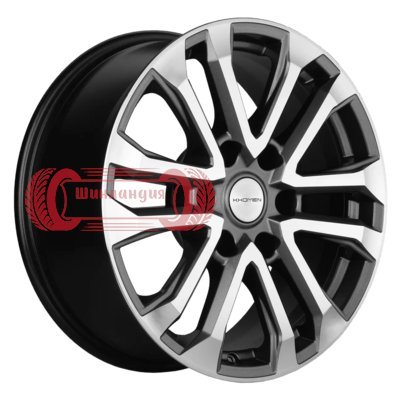 Khomen Wheels KHW1805 (Tank 300/500) Gray-FP 7.5x18/6x139.7 D100.1 ET36  