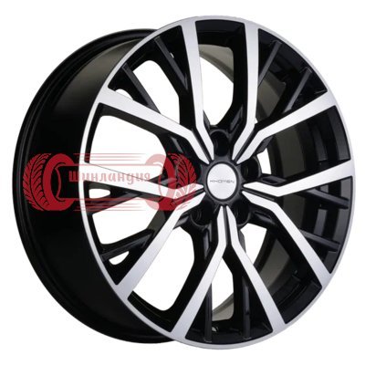 Khomen Wheels KHW1806 (Changan/Geely/Lexus/Suzuki/Toyota) Black-FP 7x18/5x114.3 D60.1 ET35  