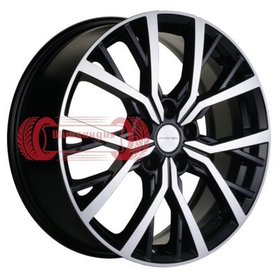 Khomen Wheels KHW1806 (Haval Dargo) Black-FP 7x18/5x114.3 D66.5 ET40  