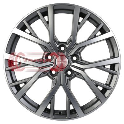 Khomen Wheels KHW1806 (Haval Dargo) Gray-FP 7x18/5x114.3 D66.5 ET40  