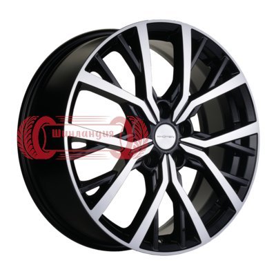 Khomen Wheels KHW1806 (Sportage) Black-FP 7x18/5x114.3 D67.1 ET48.5  