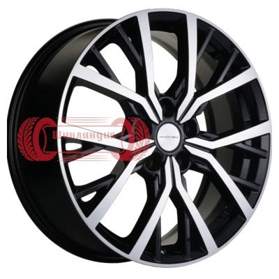 Khomen Wheels KHW1806 (Tucson) Black-FP 7x18/5x114.3 D67.1 ET51  
