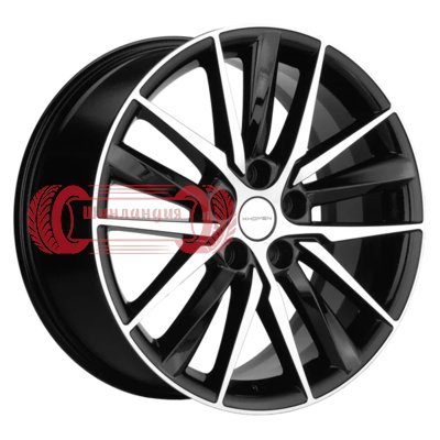 Khomen Wheels KHW1807 (Chery Tiggo 8/8 Pro) Black-FP 8x18/5x108 D60.1 ET47  
