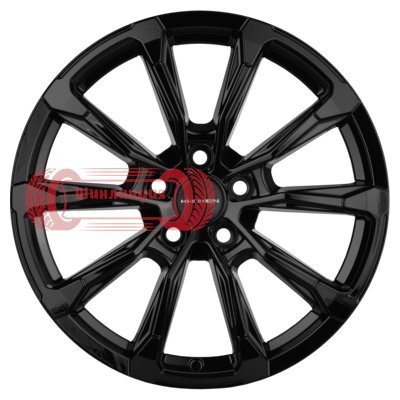 Khomen Wheels KHW1808 (Chery Tiggo 8/8 Pro) Black 7.5x18/5x108 D60.1 ET47  