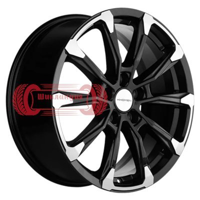 Khomen Wheels KHW1808 (K5/Santafe) Black-FP 7.5x18/5x114.3 D67.1 ET50  
