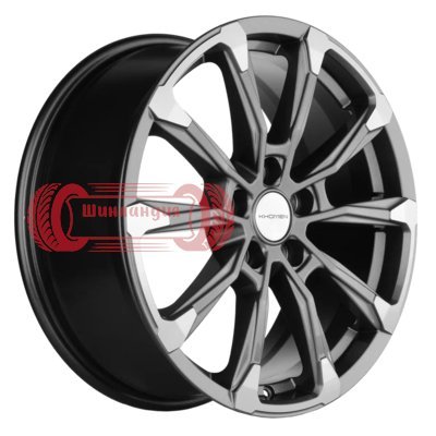 Khomen Wheels KHW1808 (Tugella/Jaguar XF/F-Pace) Gray-FP 7.5x18/5x108 D63.4 ET46  