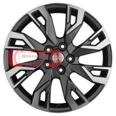 Khomen Wheels KHW1809 (Dongfeng 580/DFSK 500) Gray-FP 7x18/5x110 D67.1 ET35  