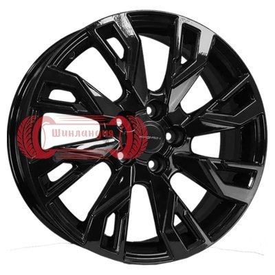 Khomen Wheels KHW1809 (Lifan X70) Black 7x18/5x108 D60.1 ET45  