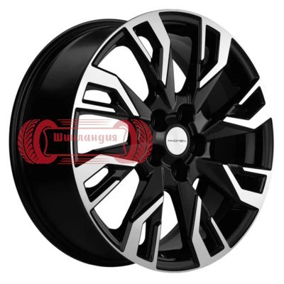 Khomen Wheels KHW1809 (Qashqai) Black-FP 7x18/5x114.3 D66.1 ET40  