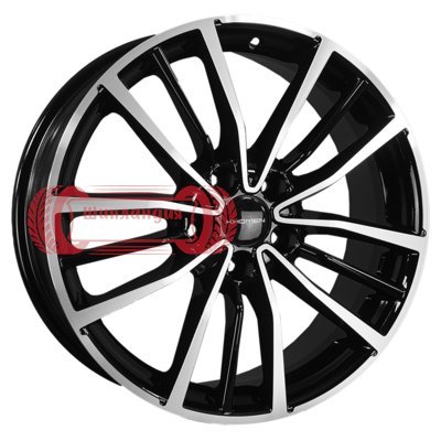 Khomen Wheels KHW1812 (Exeed TXL) Black-FP 7x18/5x108 D65.1 ET36  