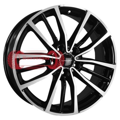 Khomen Wheels KHW1812 (Outlander) Black-FP 7x18/5x114.3 D67.1 ET38  