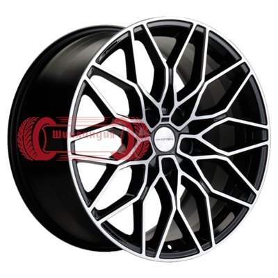 Khomen Wheels KHW1813 (Exeed RX) Black-FP 7x18/5x108 D65.1 ET41  
