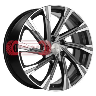 Khomen Wheels KHW1901 (Chery Tiggo 7 Pro) Gray-FP 7.5x19/5x108 D60.1 ET33  