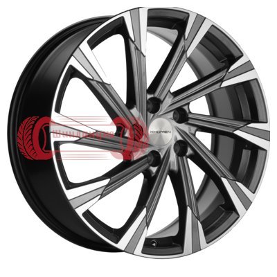 Khomen Wheels KHW1901 (Exeed VX/TXL/LX) Gray-FP 7.5x19/5x108 D65.1 ET36  
