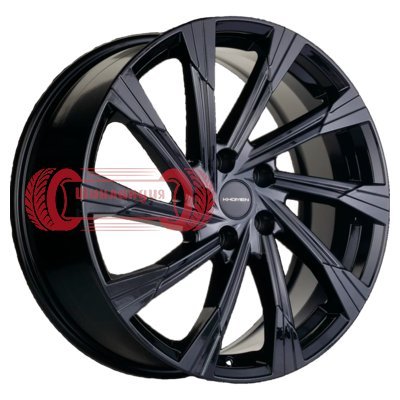 Khomen Wheels KHW1901 (Exeed VX/TXL/LX) Black 7.5x19/5x108 D65.1 ET36  