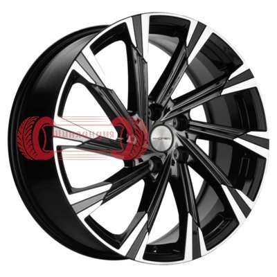 Khomen Wheels KHW1901 (Tugella) Black-FP 7.5x19/5x108 D63.4 ET46  