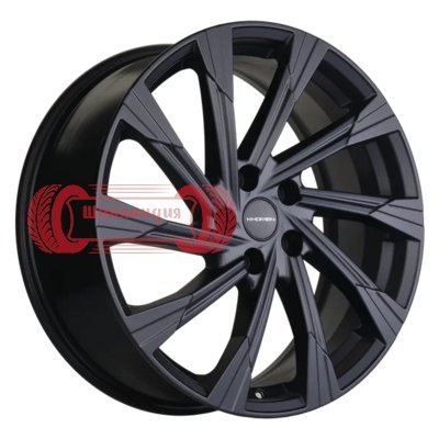 Khomen Wheels KHW1901 (Tugella) Black matt 7.5x19/5x108 D63.4 ET46  