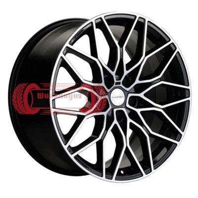 Khomen Wheels KHW1902 (Outlander) Black-FP 8.5x19/5x114.3 D67.1 ET30  