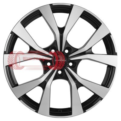 Khomen Wheels KHW1906 (Kia Sportage) Black-FP 7x19/5x114.3 D67.1 ET51  