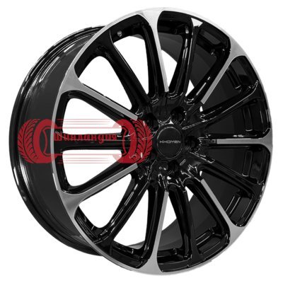Khomen Wheels KHW1910 (Chery Tiggo 8 (Pro/Pro Max)) Black-FP 7.5x19/5x108 D60.1 ET47  