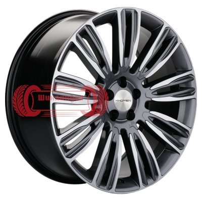 Khomen Wheels KHW2004 (RRover) Gray-FP 8.5x20/5x120 D72.6 ET45  