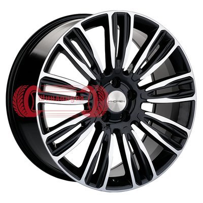 Khomen Wheels KHW2004 (Velar) Black-FP 8.5x20/5x108 D63.4 ET45  
